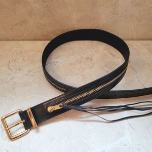 Rebecca Minkoff Leather Western Money Belt Size Small